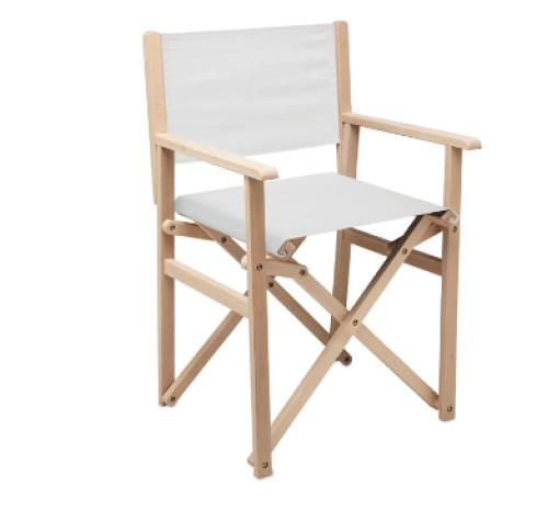 Printed Directors Chair Camping Chair Wooden Frame
